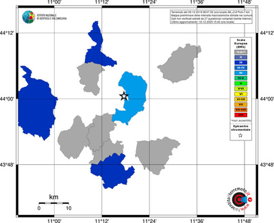 Mappa EMS - territori comuni