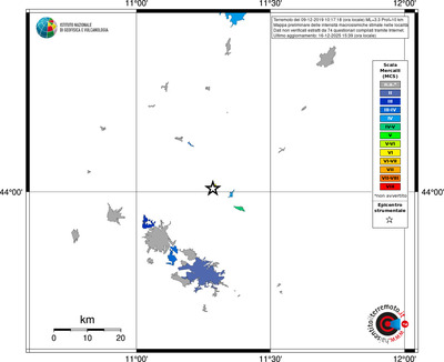 Mappa MCS - territori località