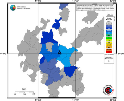 Mappa MCS - territori comuni