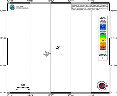 Mappa MCS - territori località