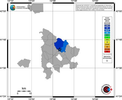 Mappa MCS - territori comuni