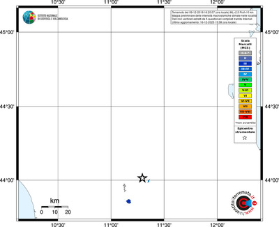 Mappa MCS - territori località