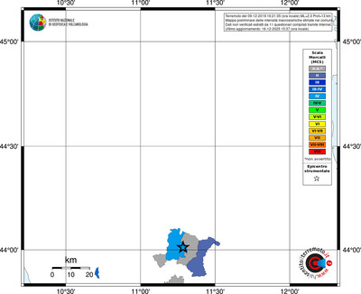 Mappa MCS - territori comuni