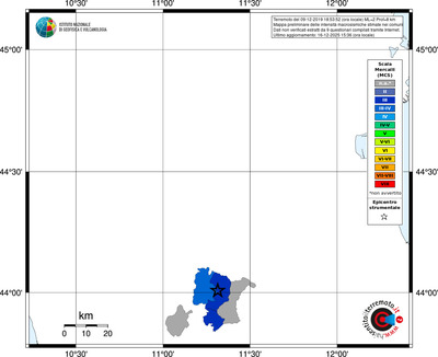 Mappa MCS - territori comuni