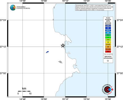 Mappa EMS - territori località