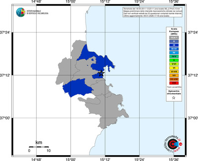 Mappa EMS - territori comuni