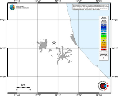 Mappa EMS - territori località