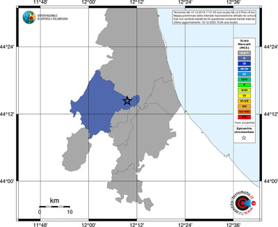 Mappa MCS - territori comuni