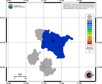 Mappa EMS - territori comuni