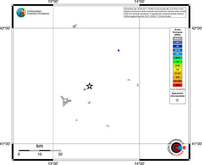 Mappa EMS - territori località