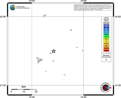 Mappa MCS - territori località
