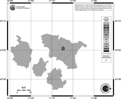 Mappa EMS - territori comuni