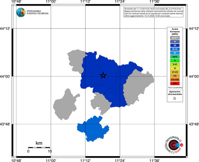 Mappa EMS - territori comuni
