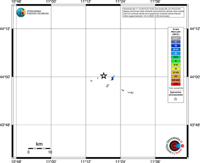 Mappa MCS - territori località