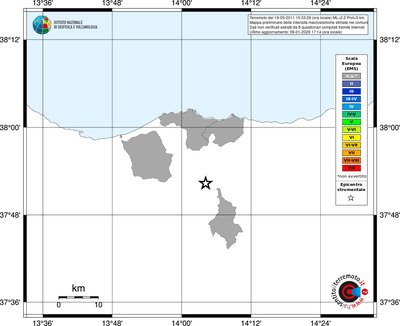 Mappa EMS - territori comuni