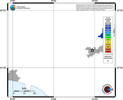 Mappa EMS - territori comuni