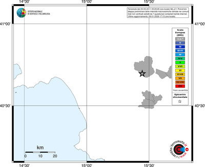 Mappa EMS - territori comuni