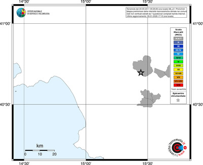 Mappa MCS - territori comuni