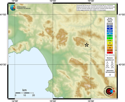 Mappa MCS - località
