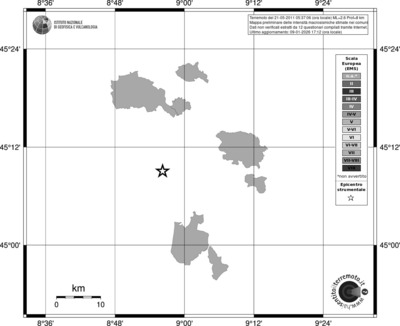 Mappa EMS - territori comuni