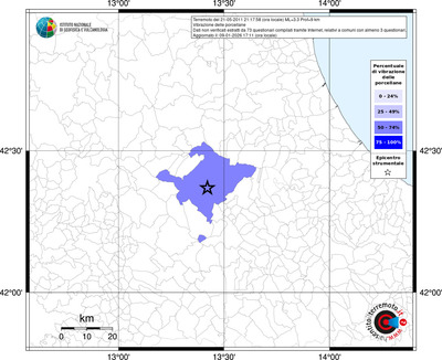 Mappa territorio comunale con almeno 3 questionari