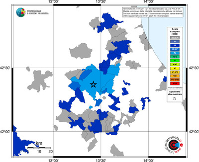 Mappa EMS - territori comuni