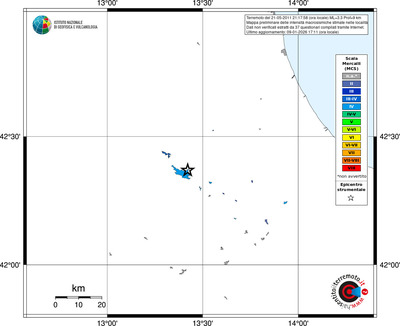 Mappa MCS - territori località