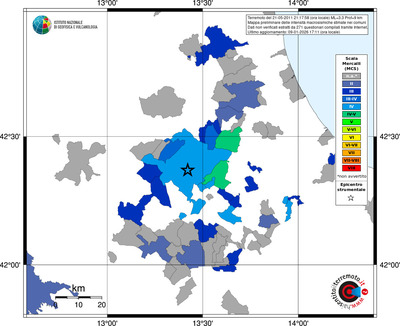 Mappa MCS - territori comuni