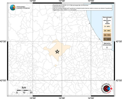 Mappa territorio comunale con almeno 3 questionari