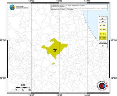 Mappa territorio comunale con almeno 3 questionari