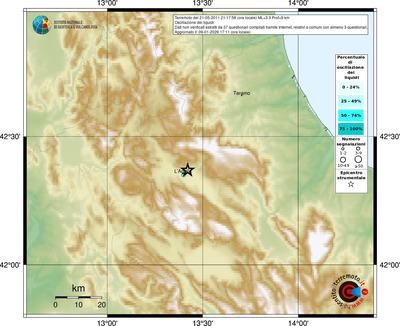 Mappa comuni con almeno 3 questionari