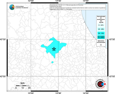 Mappa territorio comunale con almeno 3 questionari