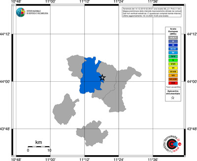 Mappa EMS - territori comuni