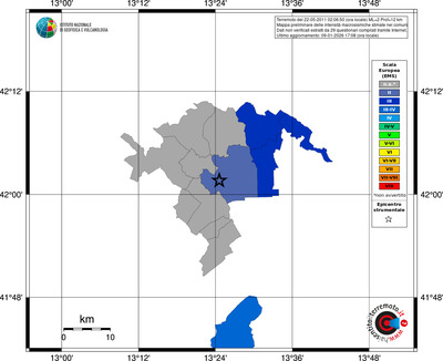 Mappa EMS - territori comuni
