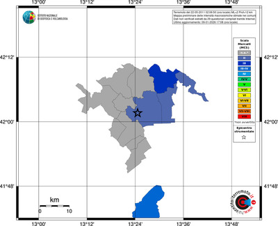 Mappa MCS - territori comuni