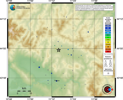 Mappa EMS - località