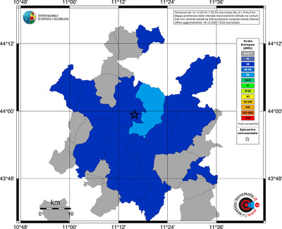 Mappa EMS - territori comuni