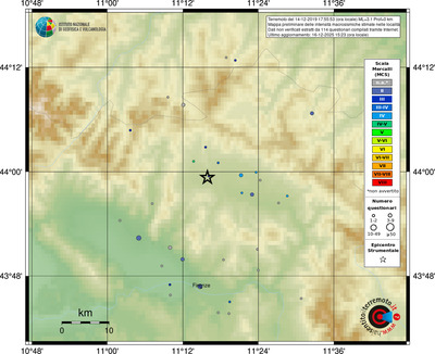 Mappa MCS - località