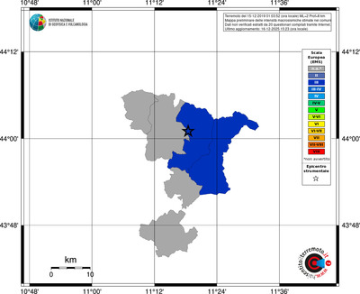 Mappa EMS - territori comuni