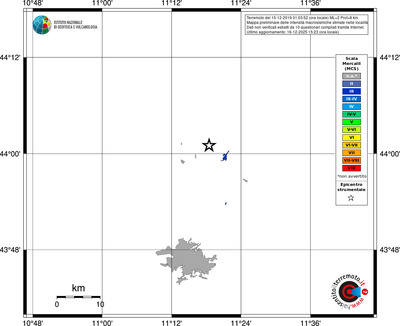 Mappa MCS - territori località