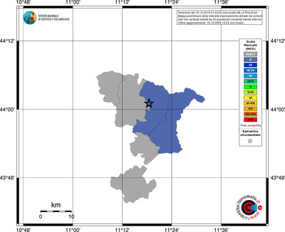 Mappa MCS - territori comuni