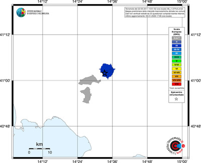 Mappa EMS - territori comuni