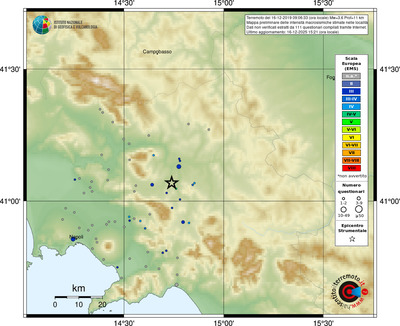 Mappa EMS - località