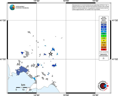 Mappa MCS - territori località