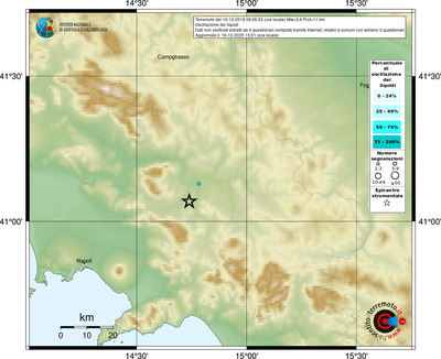 Mappa comuni con almeno 3 questionari