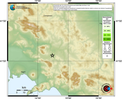 Mappa comuni con almeno 3 questionari