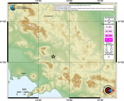 Mappa comuni con almeno 3 questionari