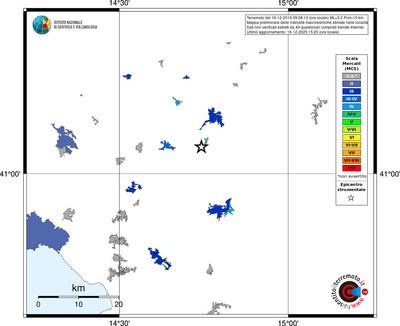 Mappa MCS - territori località
