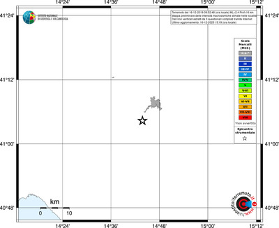 Mappa MCS - territori località