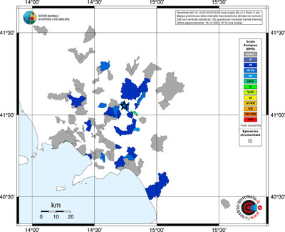 Mappa EMS - territori comuni